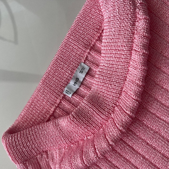 MANGO SHINY SLIT KNIT SKIRT - Picture 2 of 3